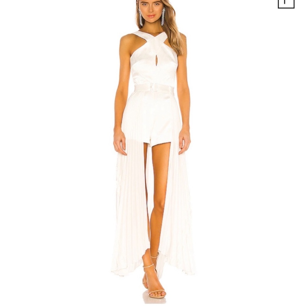 Alexis Ambra Romper in ivory